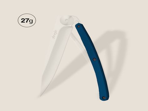 Manche aluminium bleu, pour Deejo 27GR