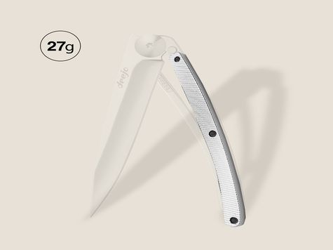 Manche aluminium gris clair, pour Deejo 27GR