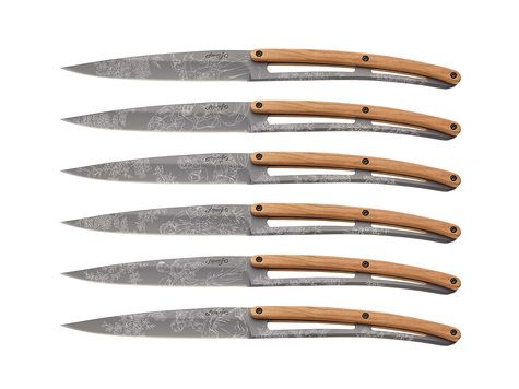 Set de 6 deejo de tabletitane / olivier / blossom