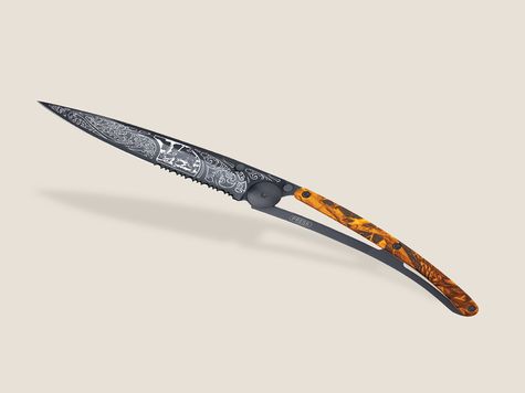 Deejo Serrated 37g, Camo orange / Sanglier
