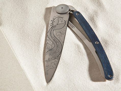 Deejo 37g, Hêtre Bleu / Poisson