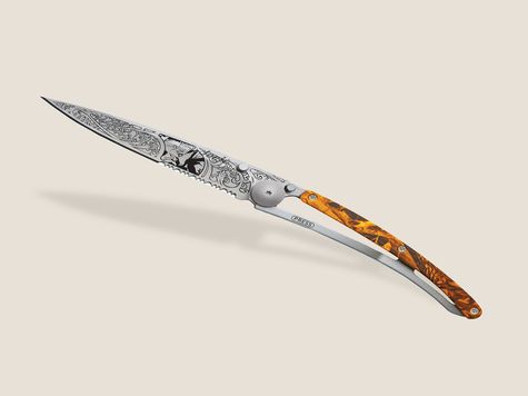 Deejo Serrated 37g, Camo orange / Bécasse