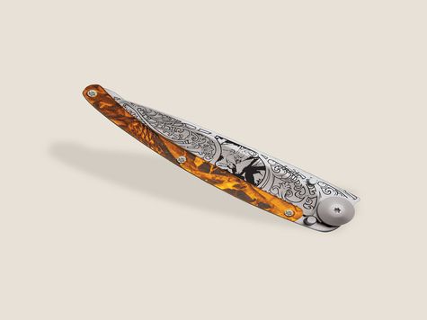 Deejo Serrated 37g, Camo orange / Bécasse