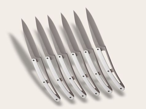 6 Deejo de table Prestige, Chromé