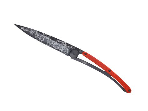 Deejo, 37g, Black, Skin rouge / Dragon Japonais