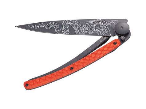 Deejo, 37g, Black, Skin rouge / Dragon Japonais