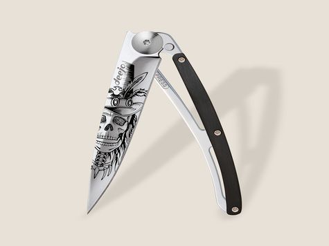 Deejo 37g, Ebène / Dandy skull