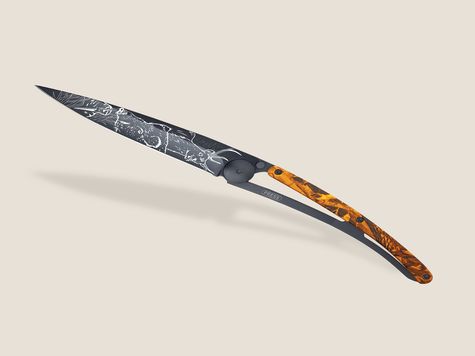 Deejo 37g, Camo orange / Scène de chasse