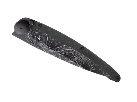 Deejo, 37g, Black, Skin gris / Poisson