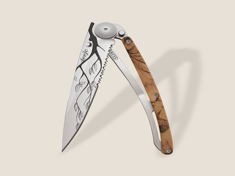 Deejo Serrated 37g, Camo Marron / Arbre
