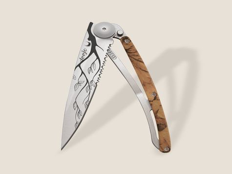 Deejo Serrated 37g, Camo marron / Arbre