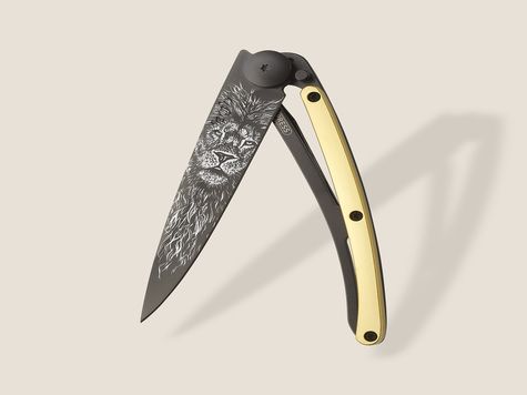 Deejo 37g, Doré Or Jaune / Lion