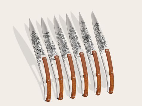 6 Deejo de Table, Bois Corail / Blossom
